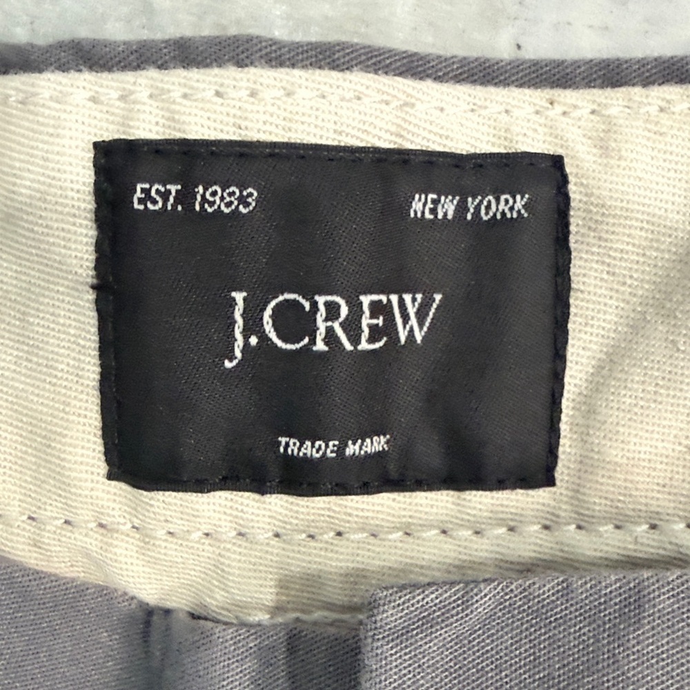 J. Crew Charcoal High-Rise Cotton Bermuda Shorts - Picture 3 of 6